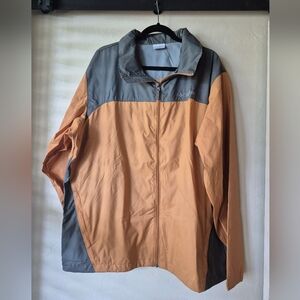 Columbia Gray and Orange Windbreaker